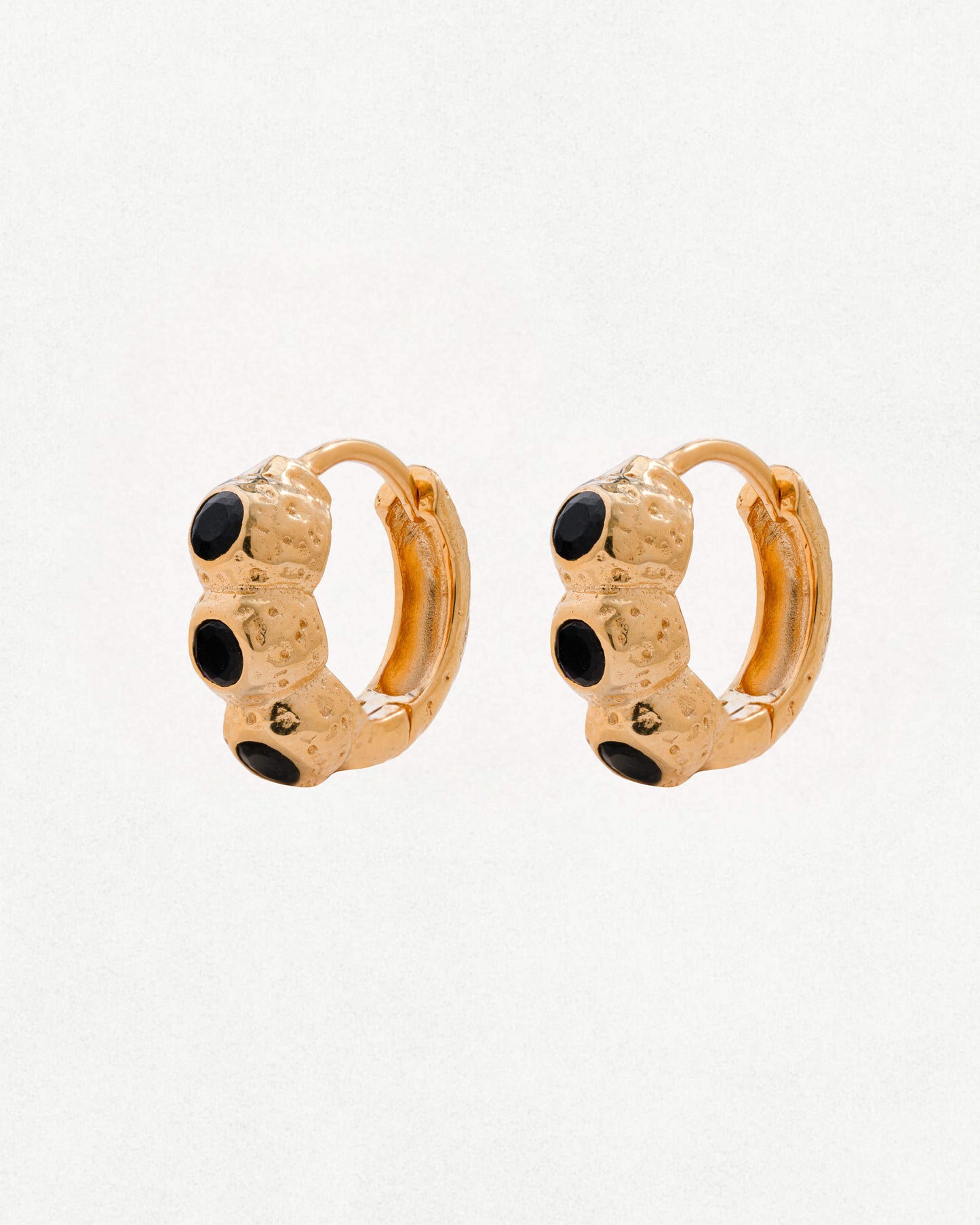 Tephra Huggie Earrings