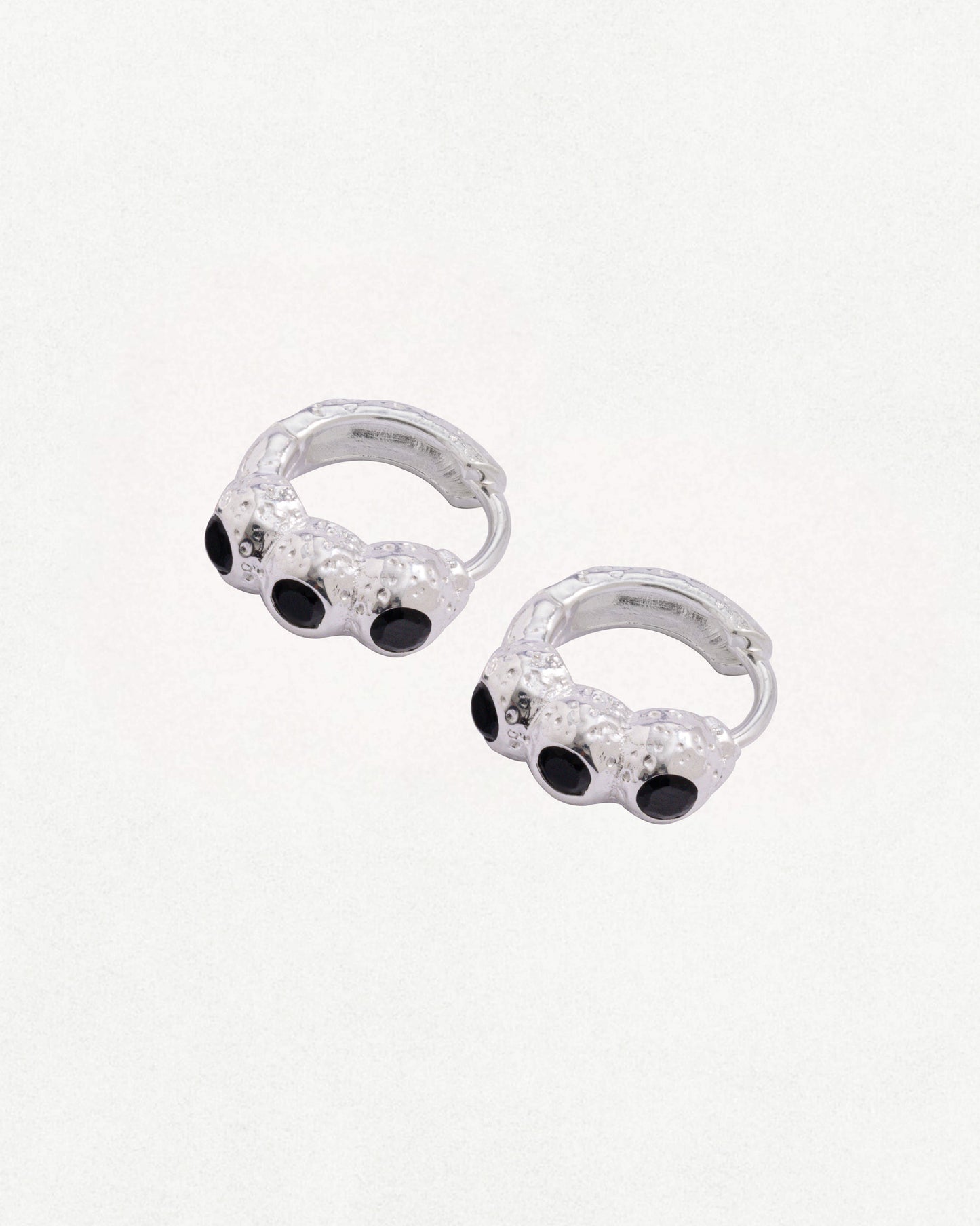 Tephra Huggie Earrings