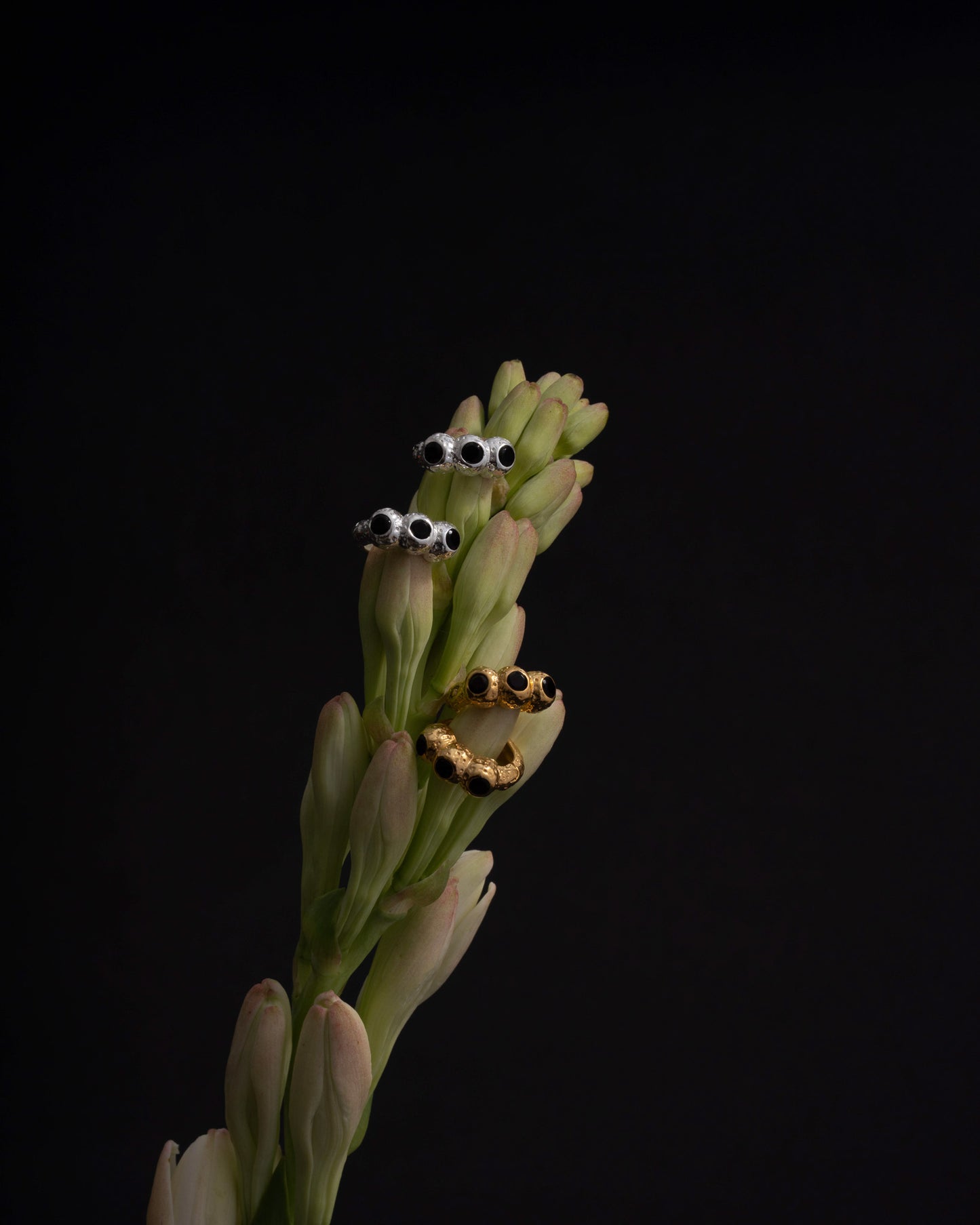Tephra Huggie Earrings