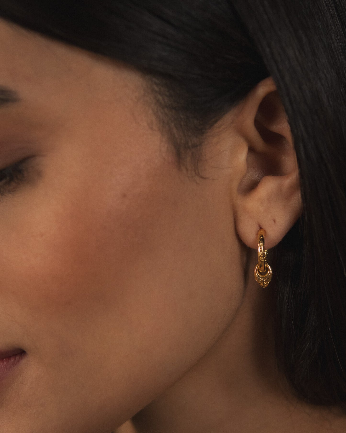 Helios Huggie Earrings