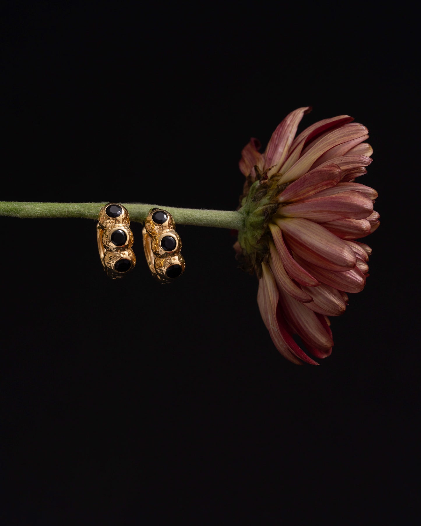 Tephra Huggie Earrings