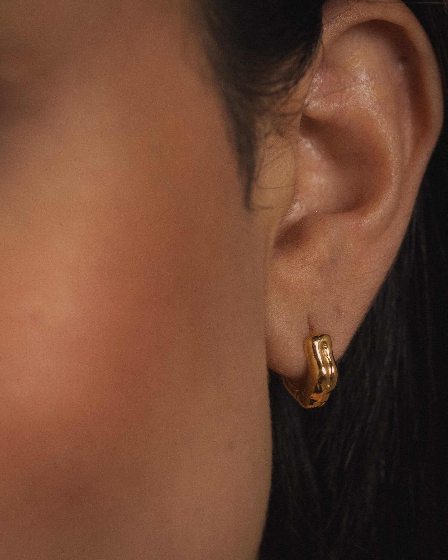 Pyra Huggie Earrings