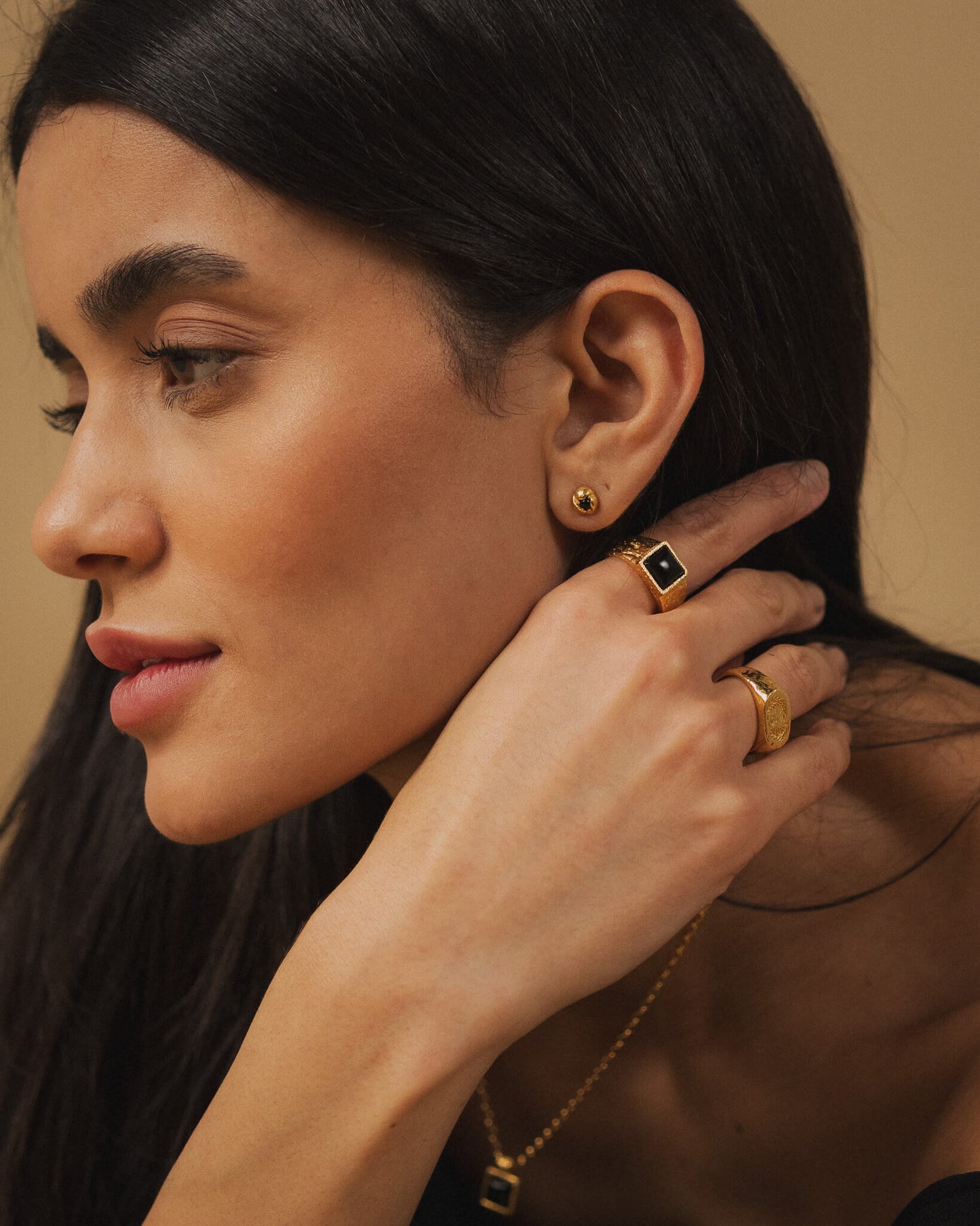 Molten Stud Earrings