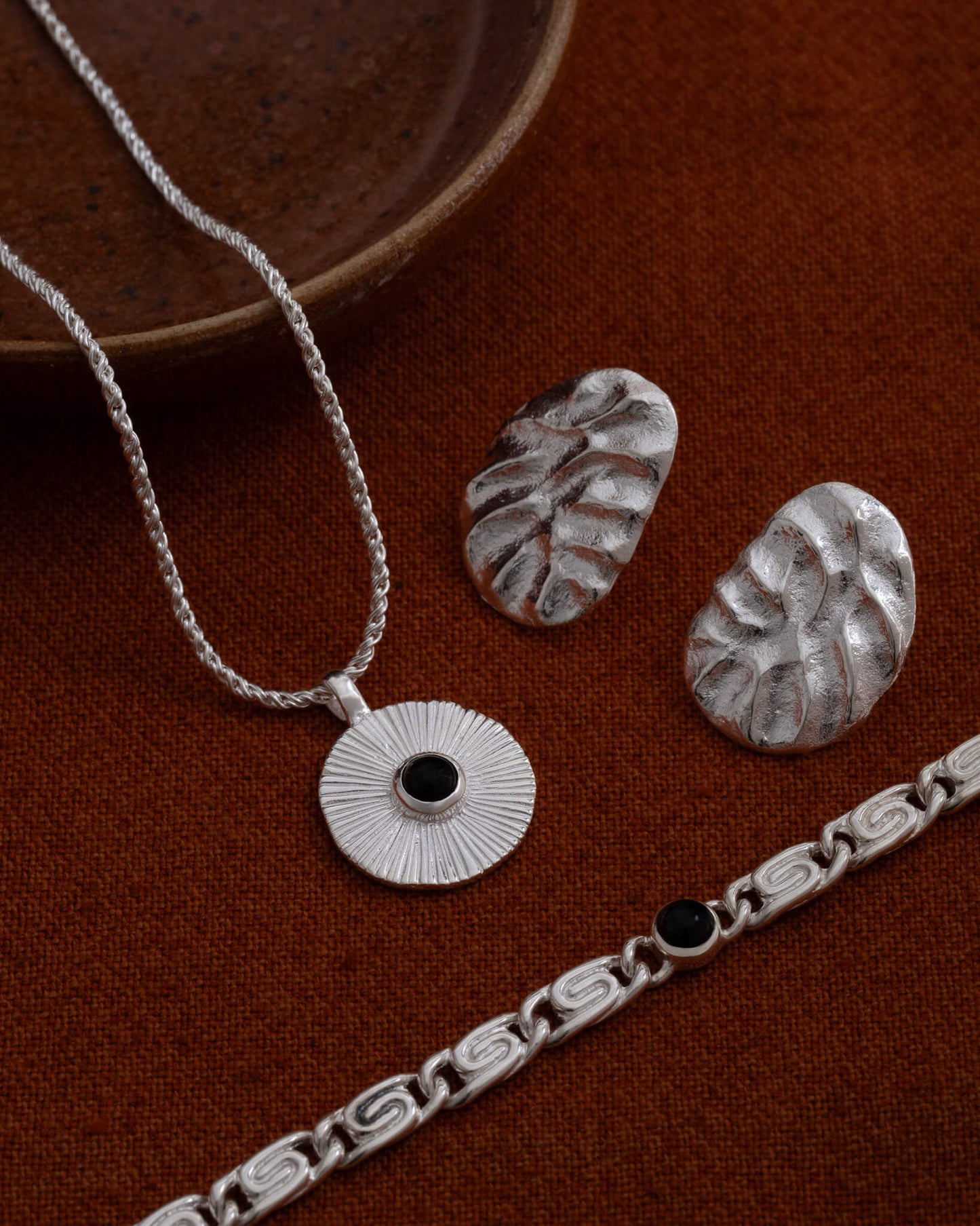 Pahoehoe Earrings