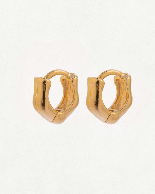 Pyra Huggie Earrings